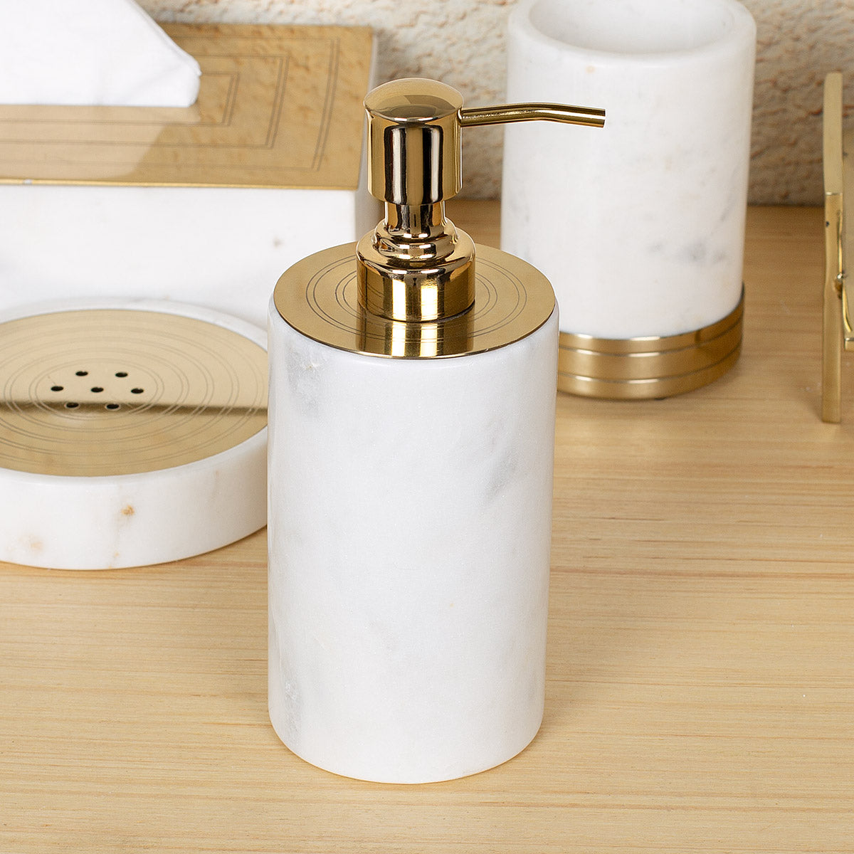 Marble Grace Soap Dispenser -  - IAAH